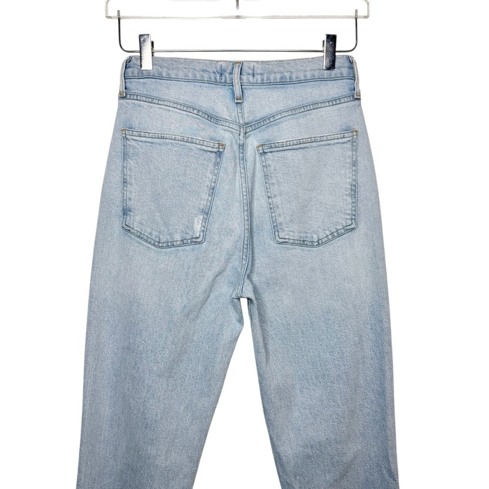 AGOLDE Stovepipe High Rise Straight Leg Light Wash Jeans Size 26 - Picture 10 of 13